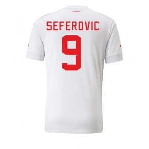 Schweiz Haris Seferovic #9 Bortatröja VM 2022 Korta ärmar